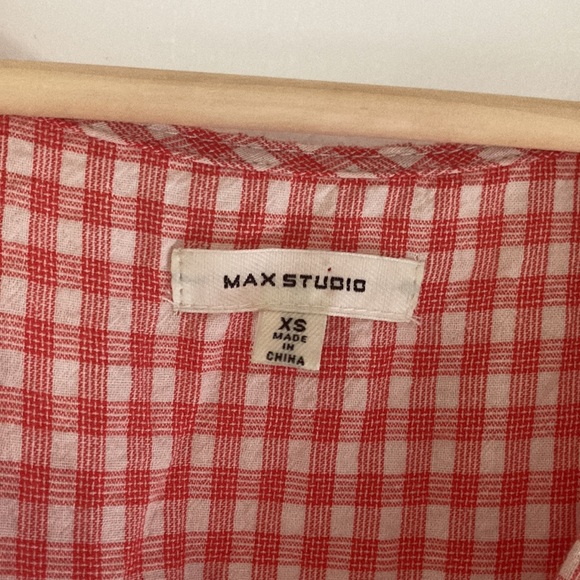 Max Studio Gingham Midi Dress - Picture 2 of 5